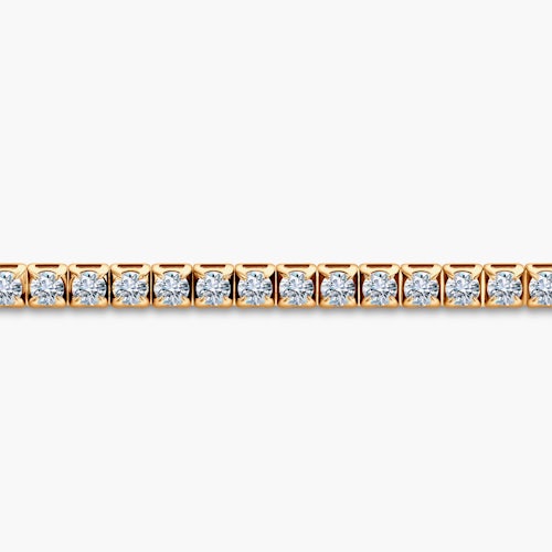 Naszyjnik tenisowy Share Your Love 2,5mm: złoto, diamenty laboratoryjne